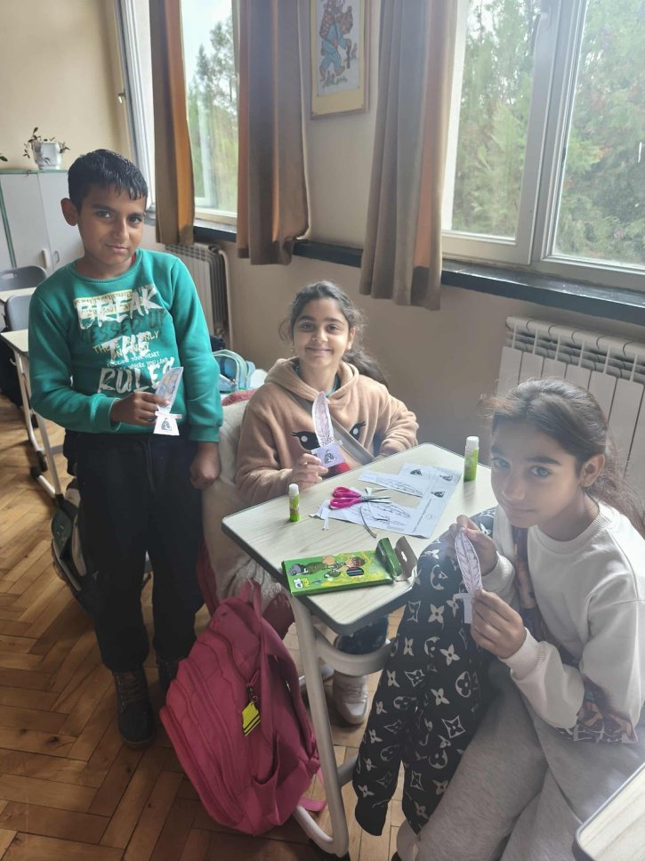 Посещение на ученици от прогимназиален етап в 4-ти клас по случай - ,,Деня на народните будители